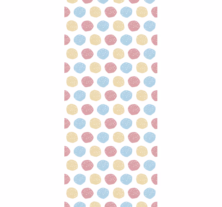 Stippenmotief stippen behang - TenStickers