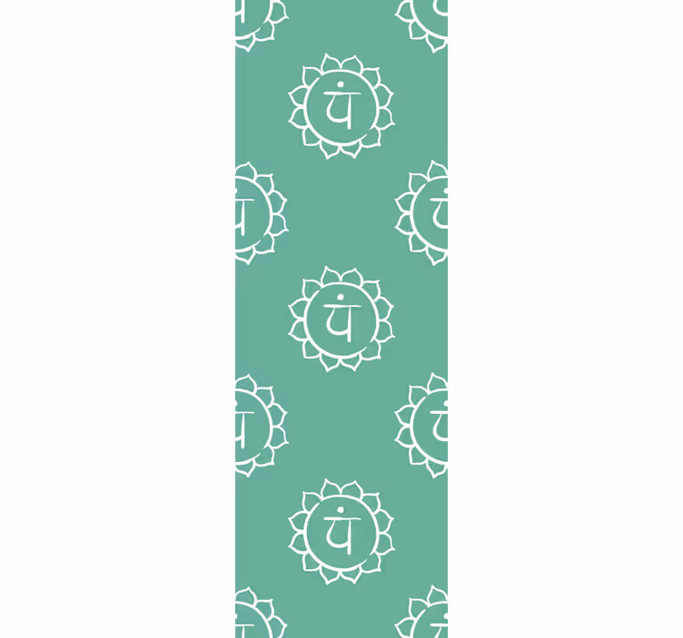 Zonneschijn-mandala sierlijk behang - TenStickers