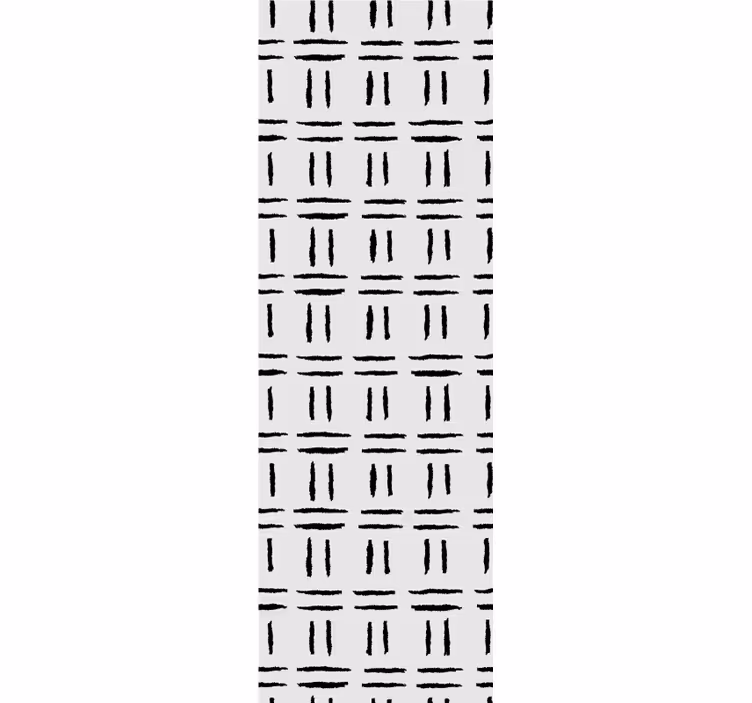 Geometrische lijnconfiguratie behang Scandinavië - TenStickers