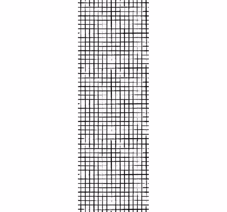 Rasterpatroon geometrisch behang - TenStickers