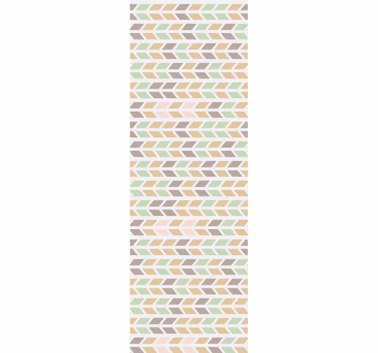 Chevron pijl patroon behang strepen horizontaal - TenStickers