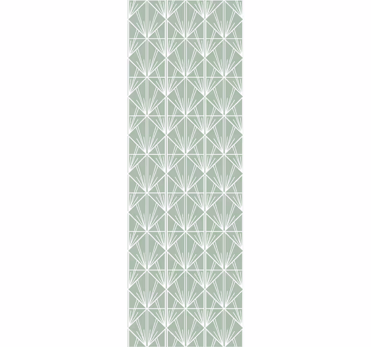 Art deco geïnspireerd geometrisch behang - TenStickers