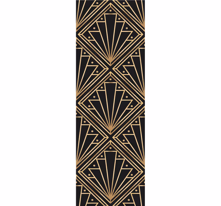 Art deco-geometrie geometrisch behang - TenStickers