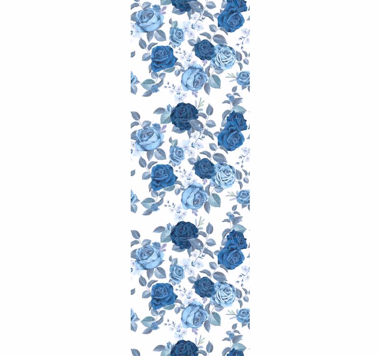 Oppervlak met roospatroon behang bloemen - TenStickers