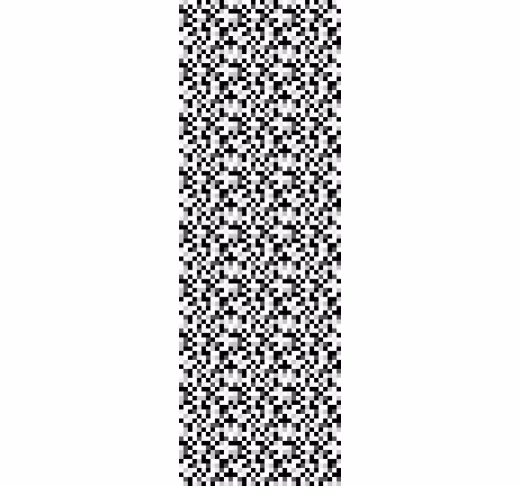 Geometrische pied-de-poule geometrisch behang - TenStickers