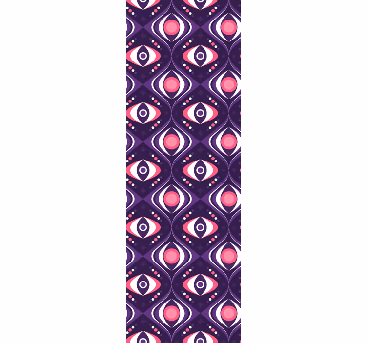 Abstract behang abstract oog motief - TenStickers