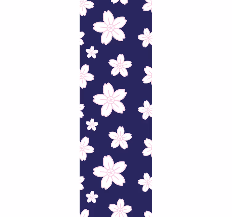Madeliefjes bloesem patroon behang bloemen - TenStickers