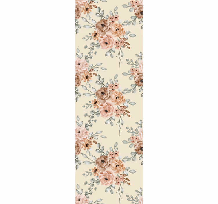 Botanische samenstelling woonkamer behang - TenStickers