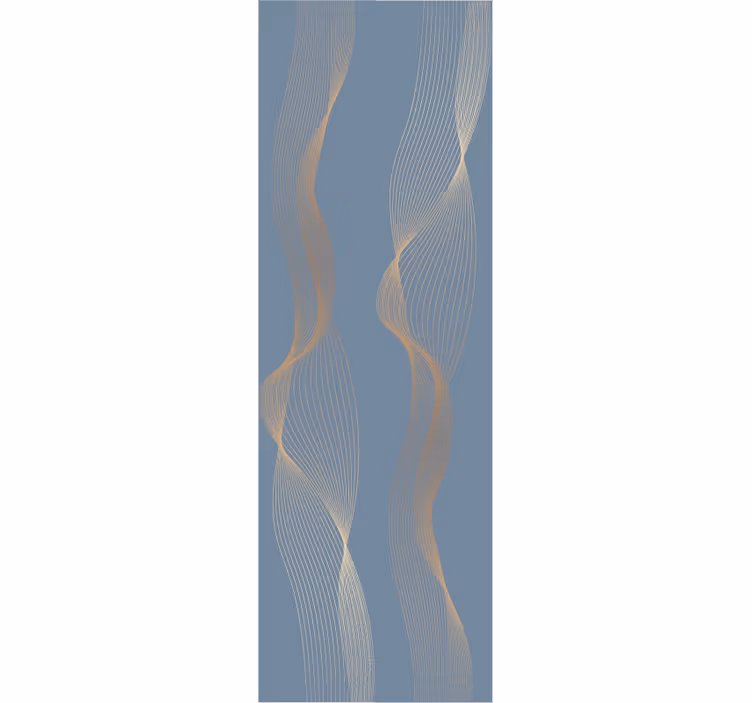 Etherische golven abstract behang - TenStickers