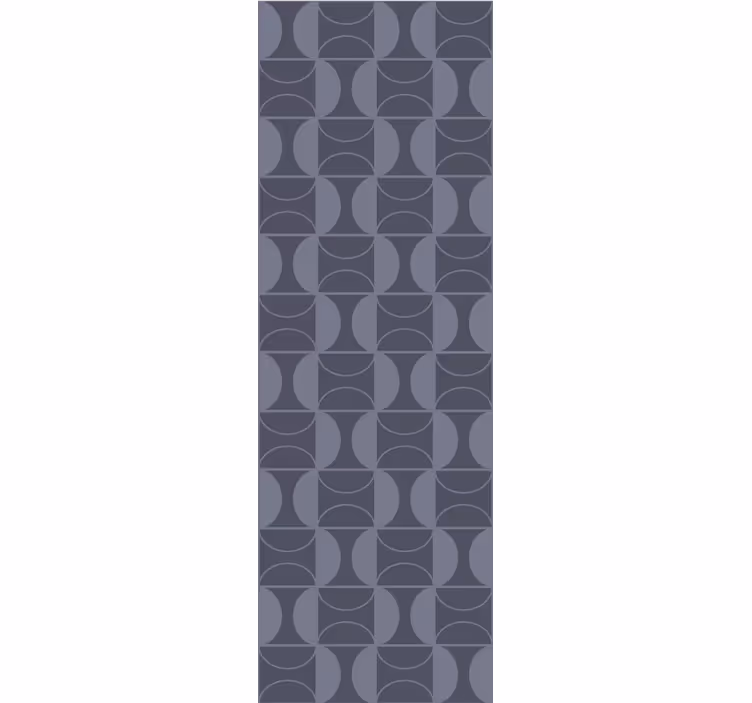 Moderne gebogen vormen geometrisch behang - TenStickers