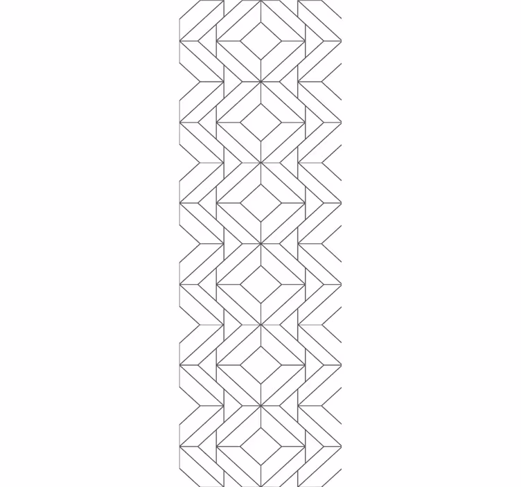 Moderne patroonelementen geometrisch behang - TenStickers