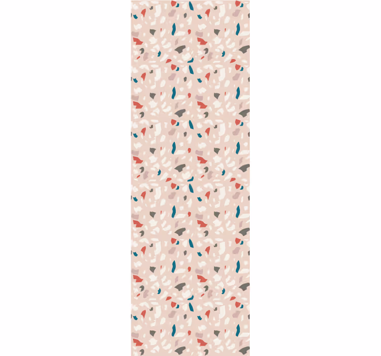 Abstracte beige terrazzo behang patronen - TenStickers