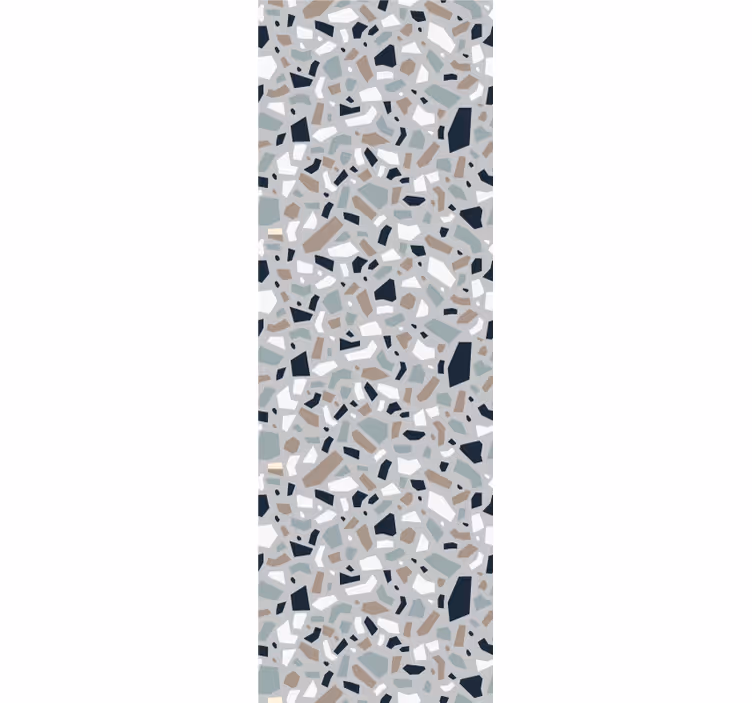 Grijs elegant terrazzo behang print - TenStickers