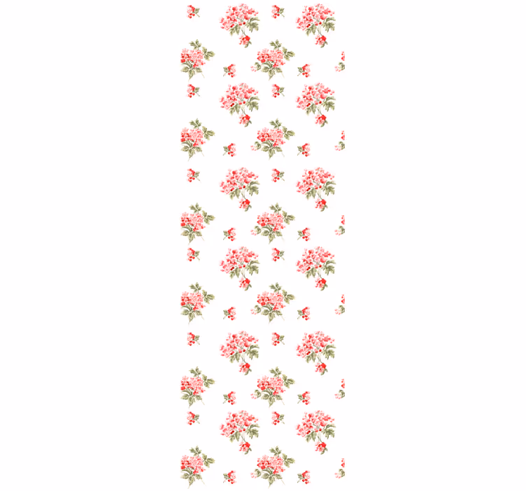 Vintage arrangementen patroon behang bloemen - TenStickers