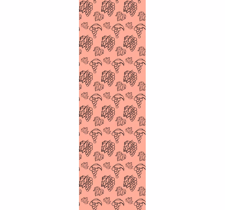 Druivenrank patroon keuken behang - TenStickers
