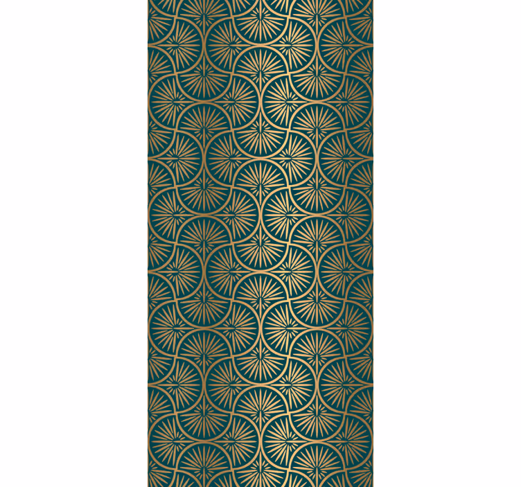 Elegante geometrische motieven sierlijk behang - TenStickers