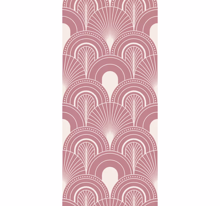 Elegant boogpatroon geometrisch behang - TenStickers