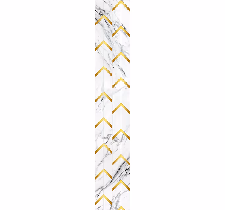 Elegant visgraatpatroon marmeren behang - TenStickers