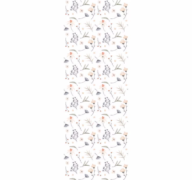 Delicaat bloemstuk behang bloemen - TenStickers