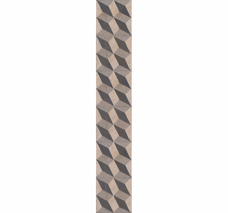 3d geometrisch motief 3d behang - TenStickers