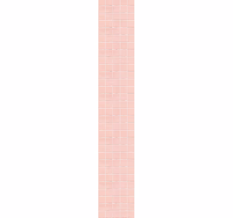 Behang modern Eenvoudige blush roze tegels - TenStickers