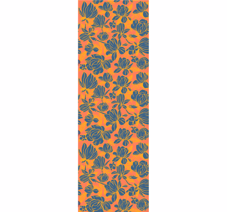 Levendige bloesemcompositie behang bloemen - TenStickers