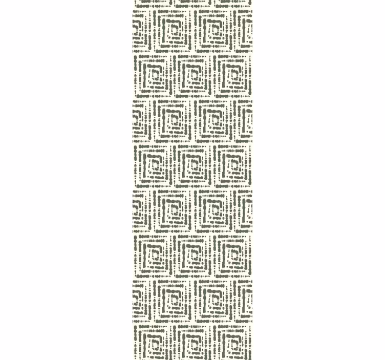 Geometrisch patroon vorm behang print - TenStickers