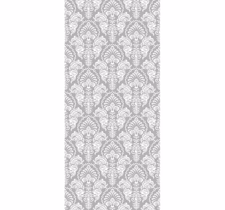 Elegant damastpatroon behang barok - TenStickers