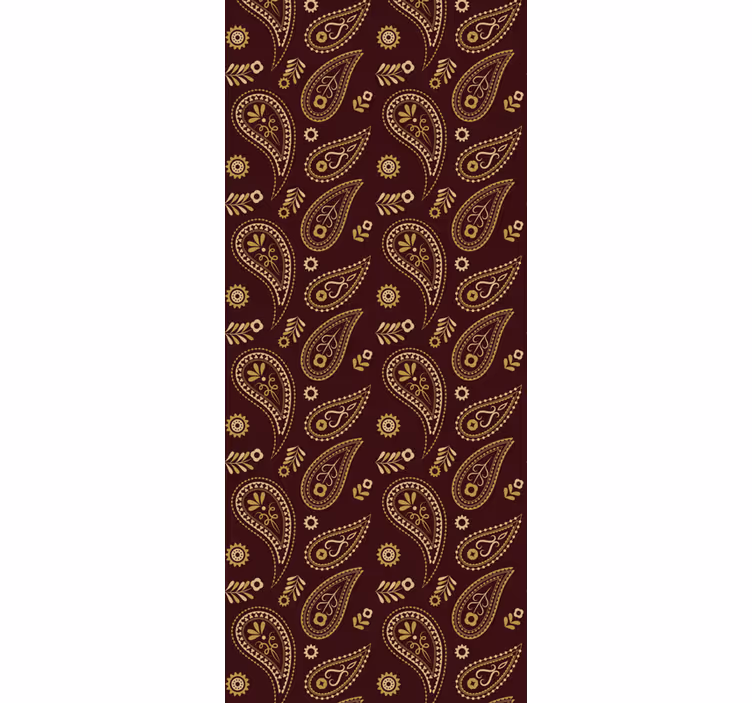 Paisley patroon ontwerp behang eetkamer - TenStickers