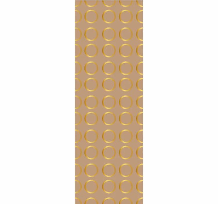Elegant cirkelpatroon stippen behang - TenStickers