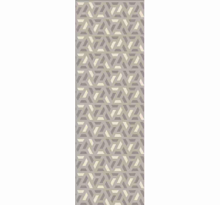 Modern geometrisch patroon abstract behang - TenStickers