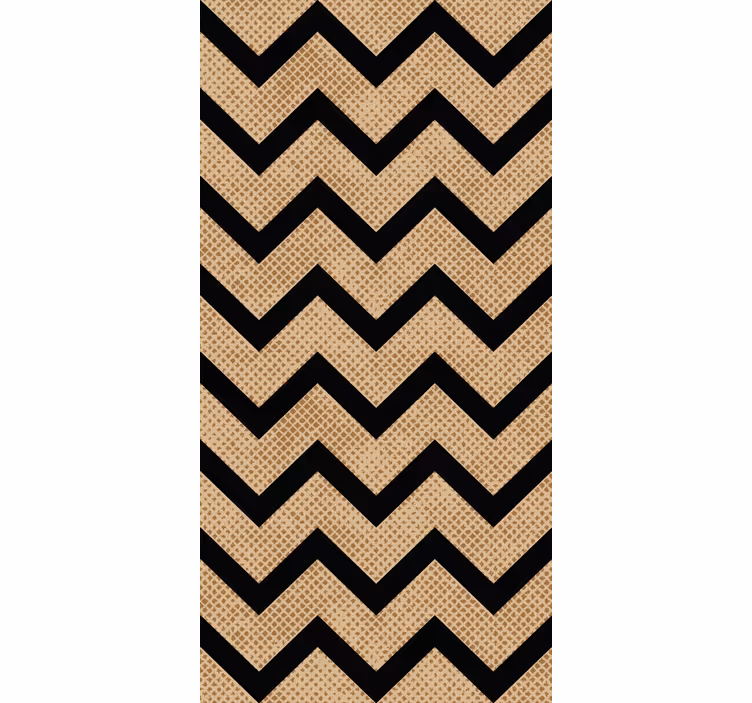 Chevron zigzag stijl geometrisch behang - TenStickers