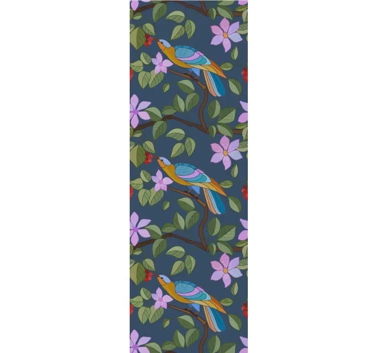 Behang vogels kleurrijk tropisch design - TenStickers