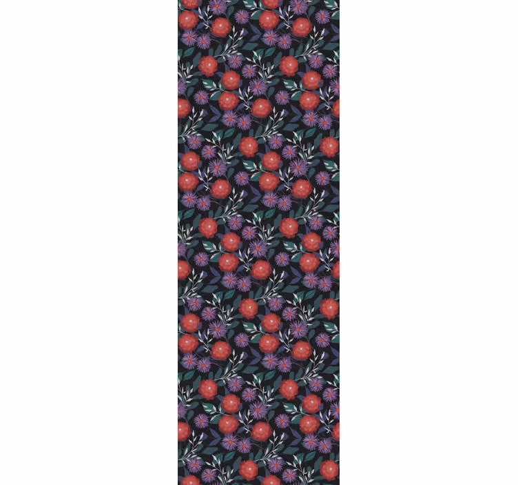 Bessen barstmotief behang bloemen - TenStickers