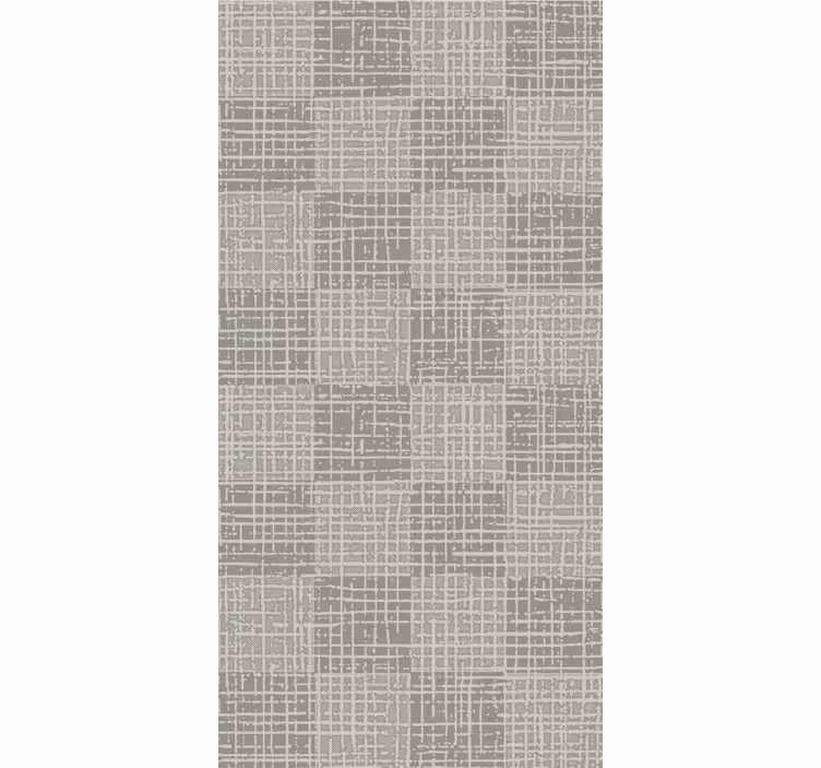 Getextureerd rasterpatroon betonlook behang - TenStickers