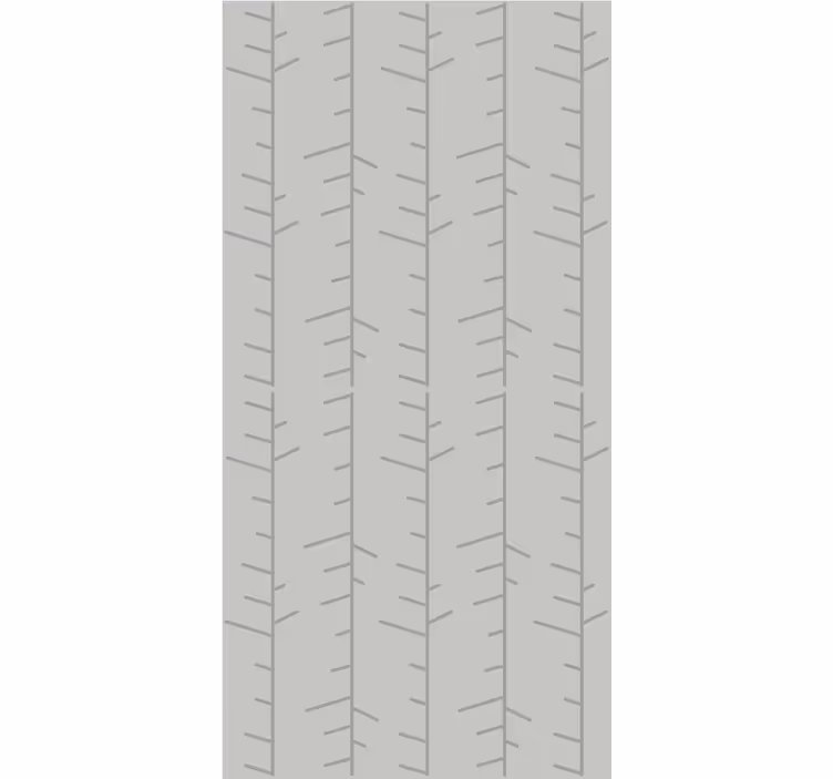 Stijlvol takkenpatroon woonkamer behang - TenStickers