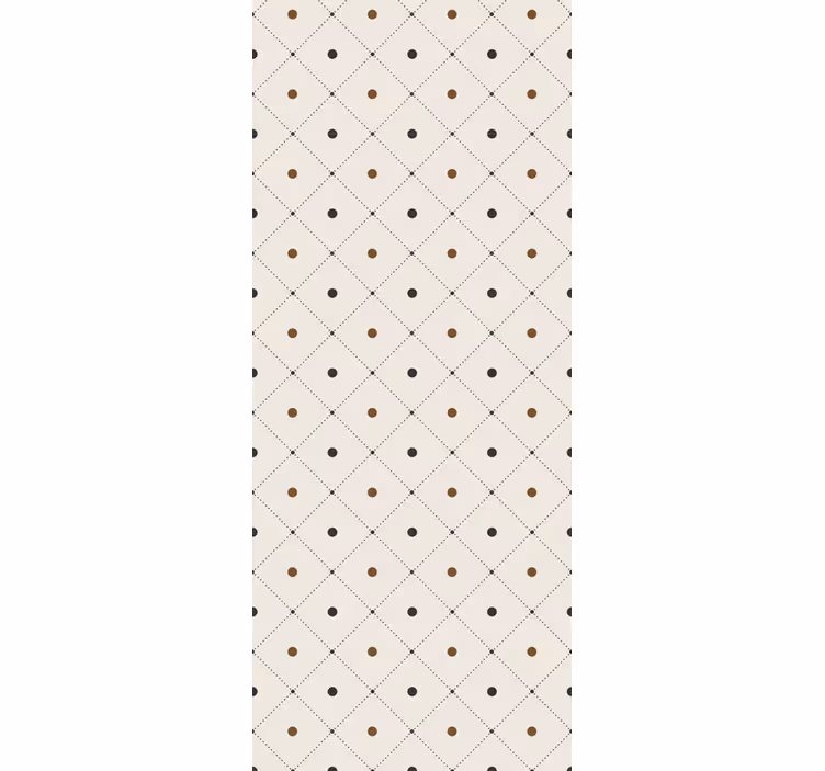 Elegant vierkant motief stippen behang - TenStickers