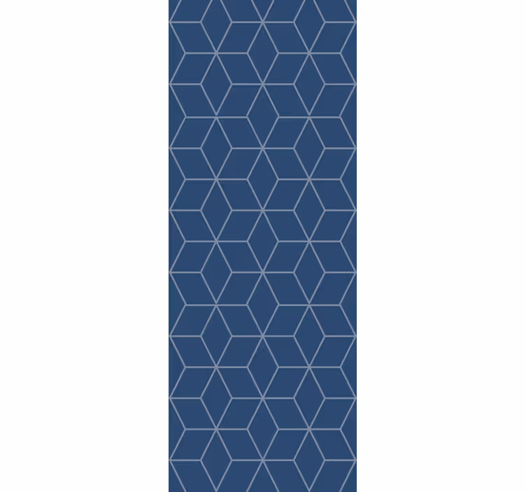 Hexagonaal patroonontwerp geometrisch behang - TenStickers
