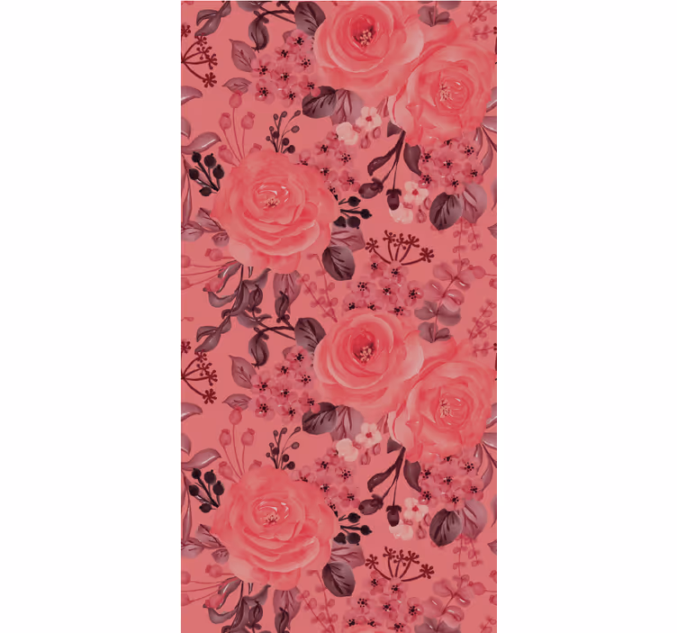 Bloemen behang Harmonie bloemen - TenStickers