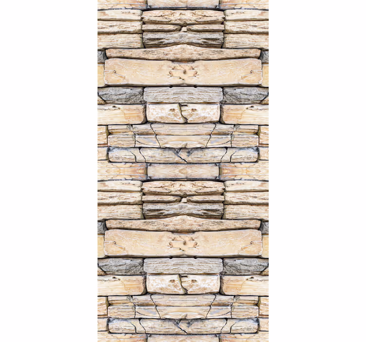 Netjes elegant patroon behang stenen - TenStickers
