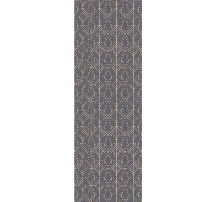 Grijs elegant patroonontwerp woonkamer behang - TenStickers