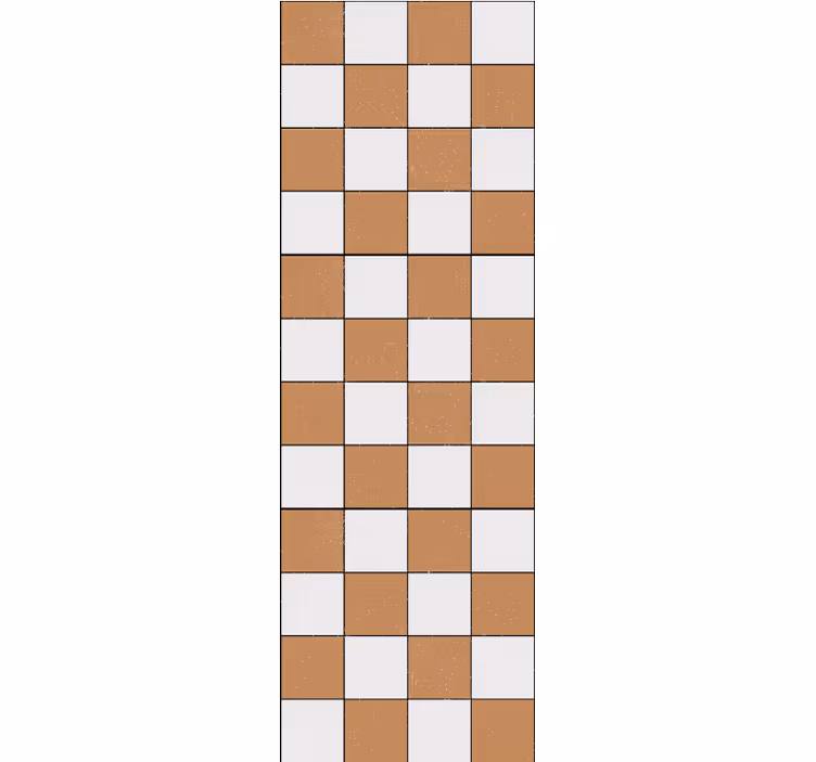 Vierkant patroonontwerp tegels behang - TenStickers