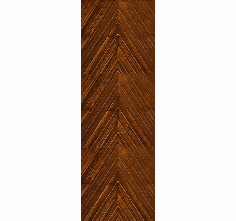 Visgraatstructuur hout behang - TenStickers