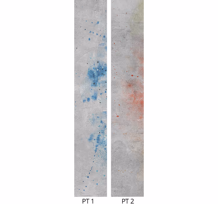 Abstracte spatpatronen betonlook behang - TenStickers