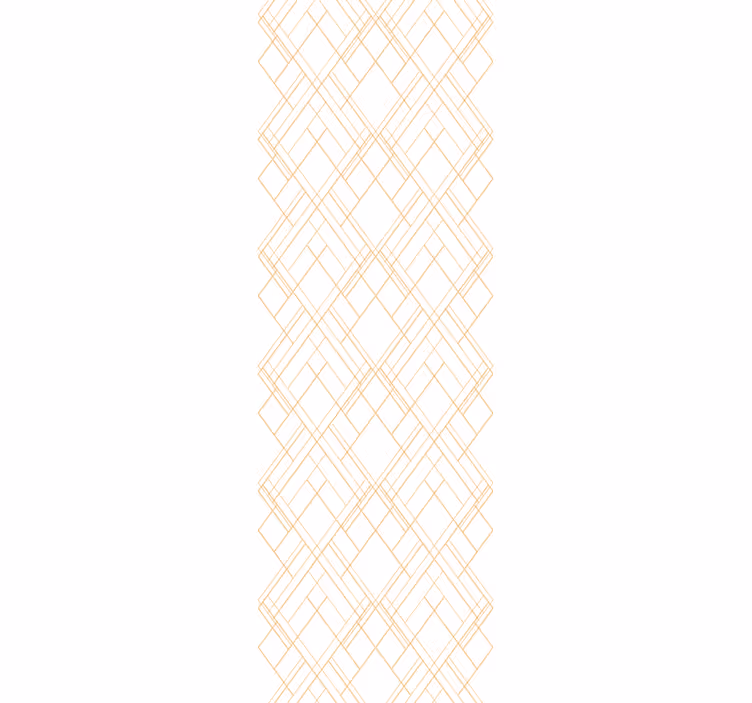 Diagonale gouden effectlijnen geometrisch behang - TenStickers