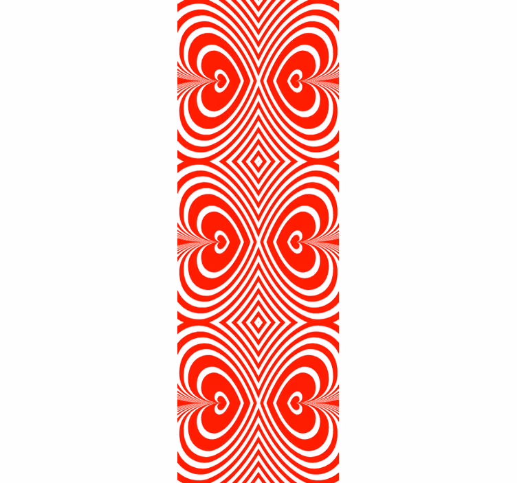 Hartpatroonmotief geometrisch behang - TenStickers