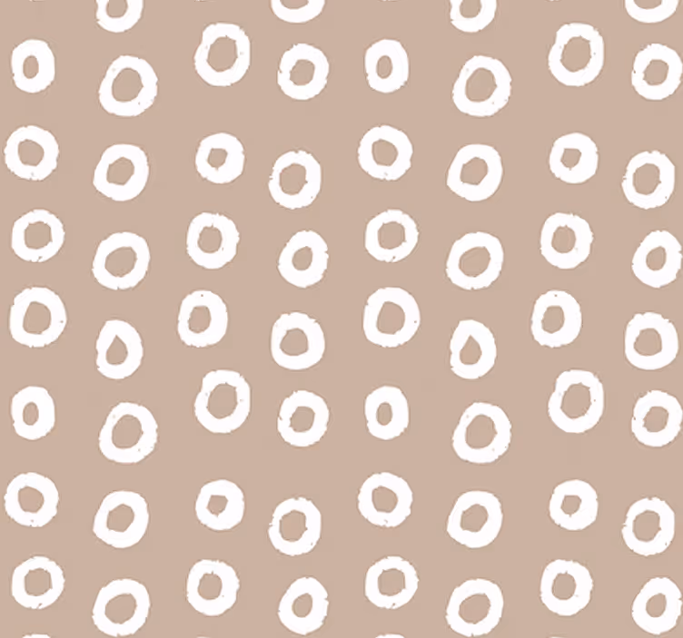 Behang met rondjes geometrisch - TenStickers