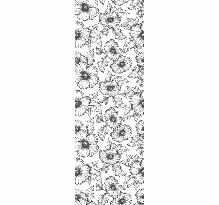 Behang moeve bloemen stijl - TenStickers