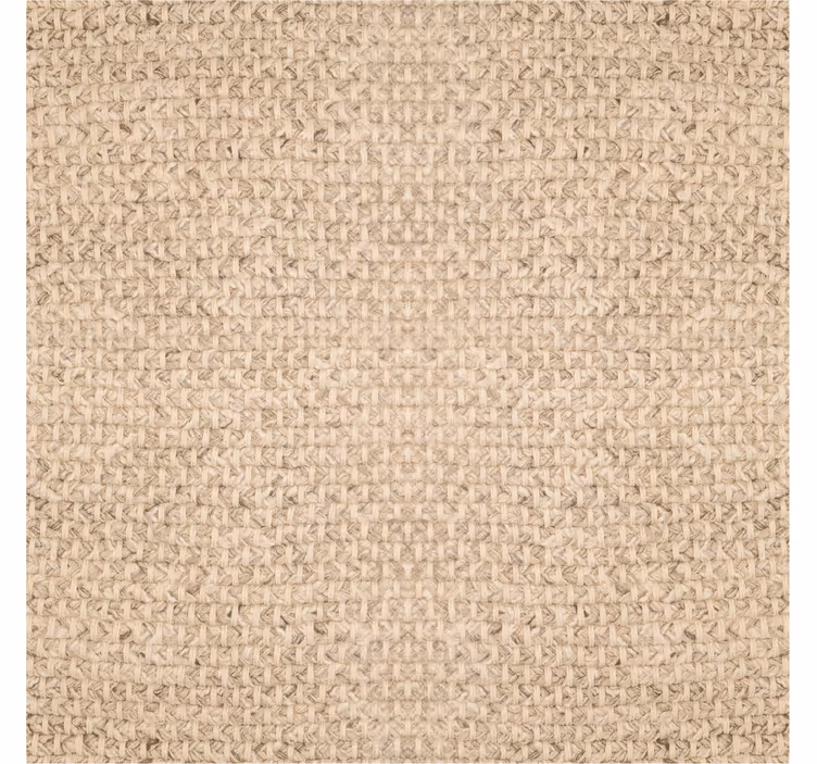 Beige stof patroon behang woonkamer - TenStickers