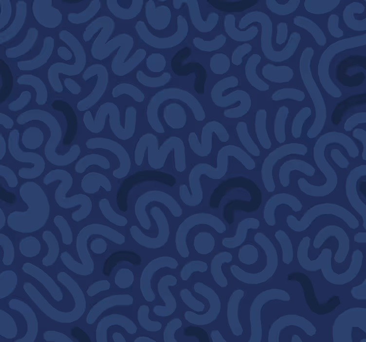 Abstract marineblauw behang hoofd slaapkamer - TenStickers
